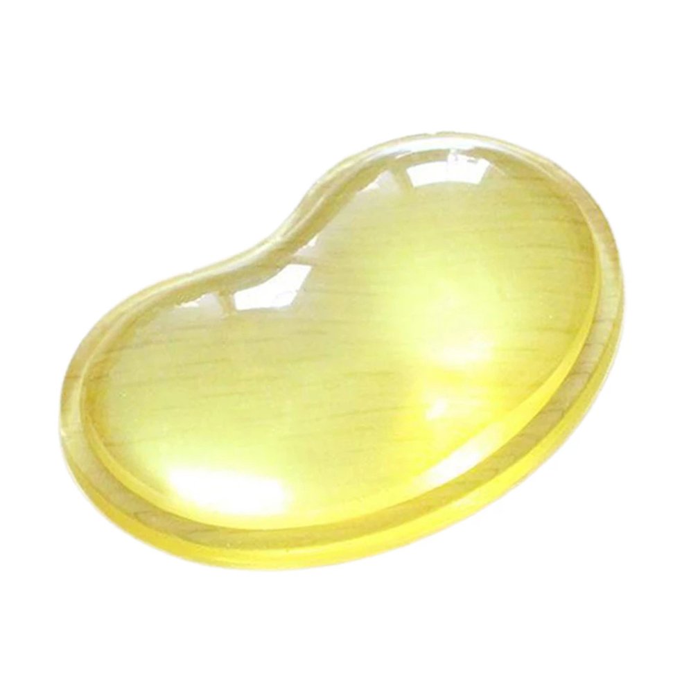 wavy comfort gel computer mouse hand wrist rests support cushion pad silicone heart-shaped wrist pad