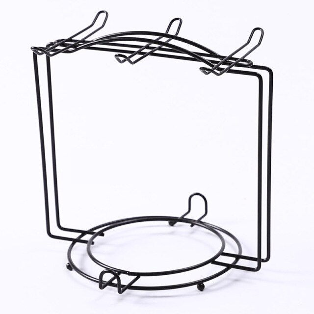 1 Set Stainless Steel Coffee Tea Cup Storage Holder Kitchen Mug Hanging Display Rack Drinkware Shelf: Default Title