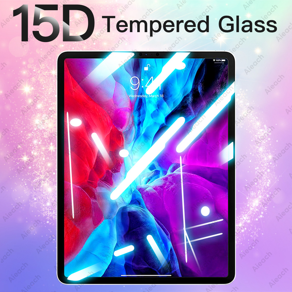 15D Gehard Glas Voor Ipad Pro 11 10.5 9.7 Screen Protector Voor Ipad Air 4 3 2 1 mini 5 Beschermende Film Voor Ipad 10.2