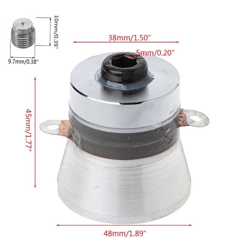 1 Set 60W 40KHz Ultrasonic Piezoelectric Cleaning Transducer Cleaner High Performance