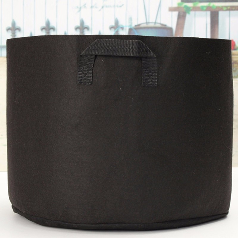 Pots de plantes en tissu noir | Sacs de culture avec poignées, sac de plantation, pot de fleurs taille 1, 2, 3, 5, 7, 10, 15, 20 ,25, 30 gallons