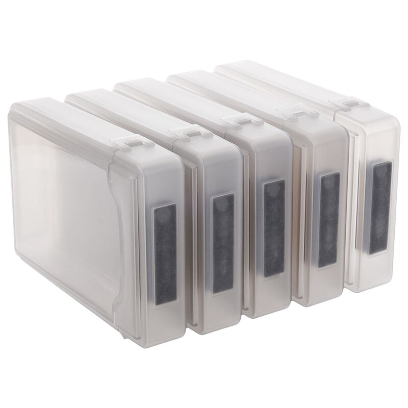 Carcasa de plástico para disco duro IDE SATA HDD, caja de almacenamiento de 3,5 &quot;, 5 unidades: Default Title