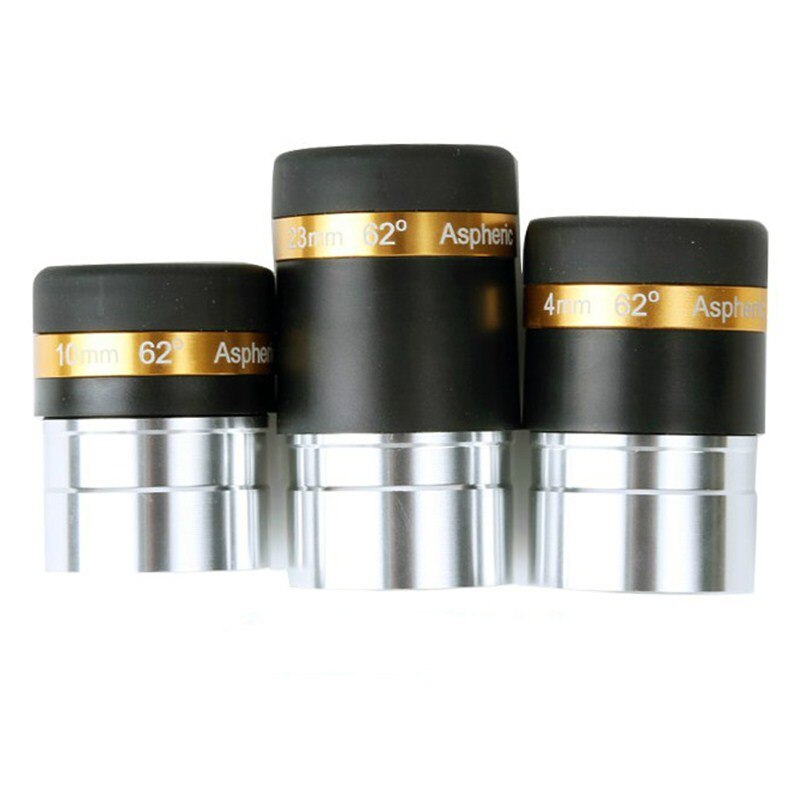 Celestron 1.25 "62 graus 4mm 10mm 23mm lente ocular asférica grande angular hd adaptador ocular multi-revestido telescópio astronômico