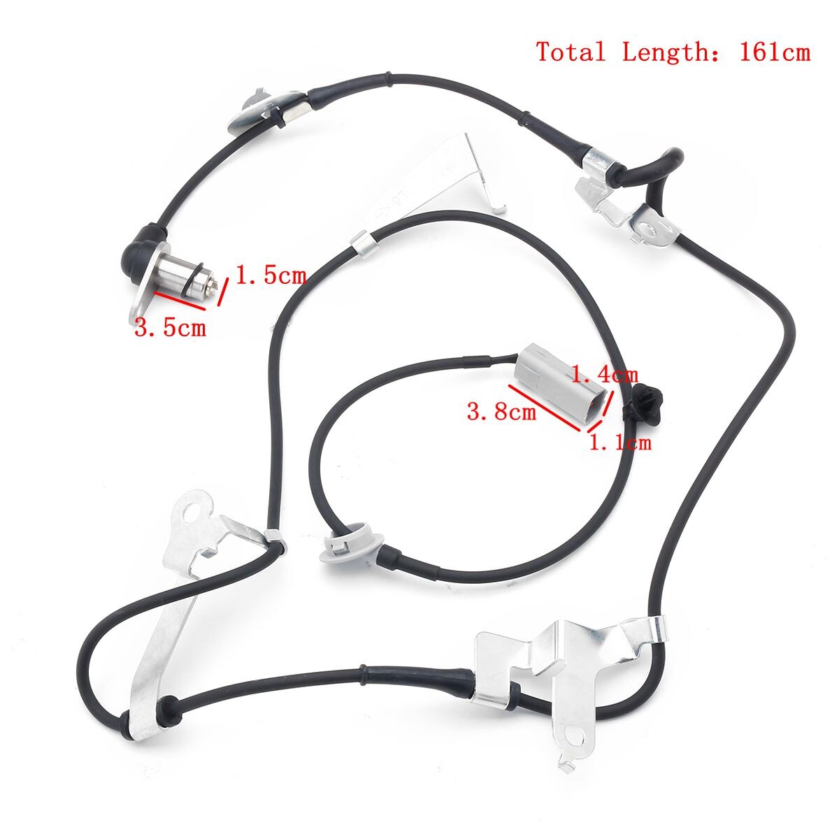 2 Pins Front Left Wheel ABS Speed Sensor For Mazda B Series /Ford Ranger 1999-2007 MF412012365