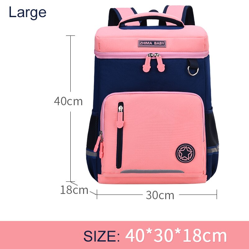 Mode Primaire Schooltassen Voor Meisjes Schattige Kinderen Boek Tas Kinderen School Rugzak Meisje Schooltassen Knapzak Mochilas: large pink