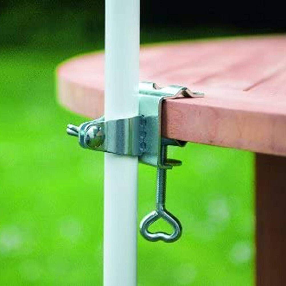 Balcon Porte-Parapluie Parasol Pince De Table Patio Plage Porte-Parapluie Pour Parasols 24mm-32mm de diamètre