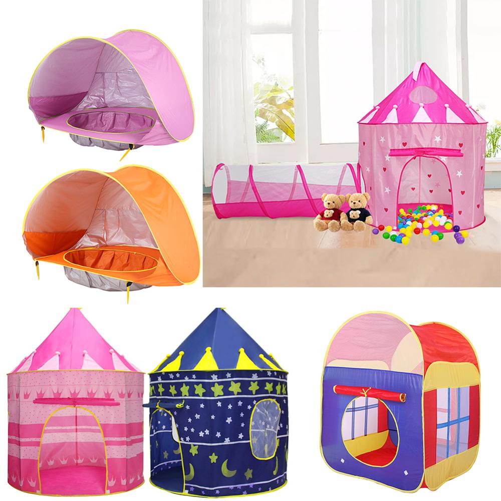 Portable 3 In1 Baby Tent Kid Crawling Tunnel Play Tent House Ball Pit Pool Tent for Children Toy Ball Pool Ocean Ball Holder Set