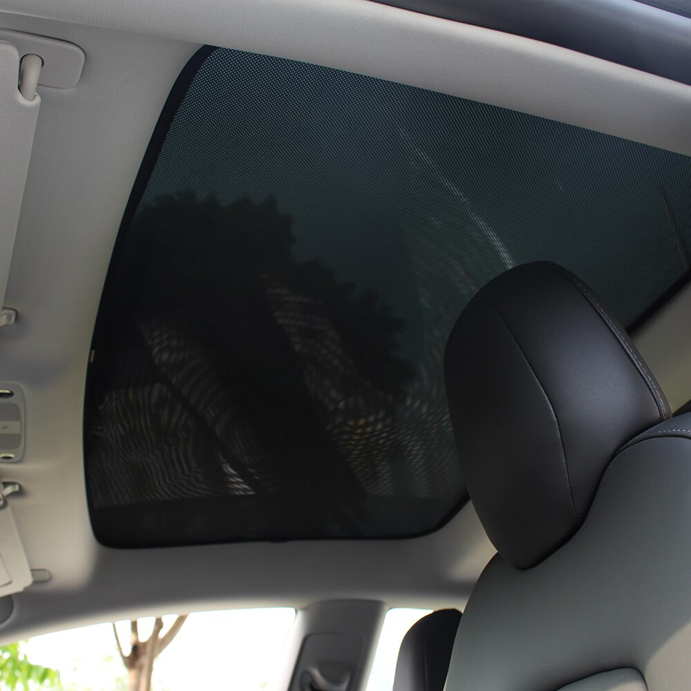 Modell3 Sonnenschutz Auto Sonnenblende Hinten Vorne Sonne Schatten Für Tesla Modell 3 Dach Sonnenschirm Dachfenster Schattierungen Schutz Zubehör Drei