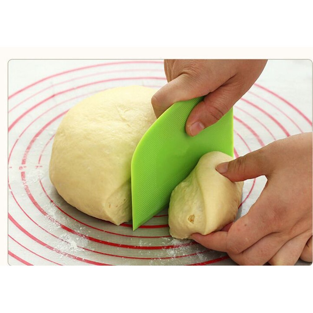 PP Plastic Cream Butter Cake Spatula Decorating Baking Scrapper Non-Stick Pastry Tool Bakeware Cooking Tool