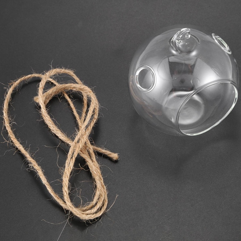 12Pcs 80Mm Opknoping Theelichthouder Glas Globes Terrarium Bruiloft Kandelaar Kandelaar (12 Stks/set)