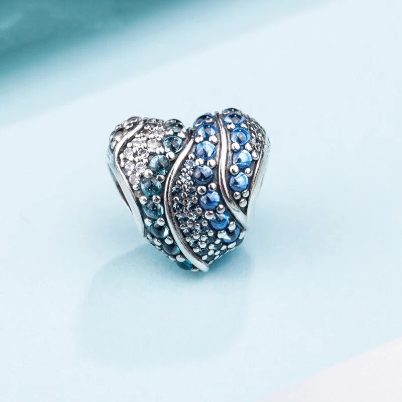 Spring Collection 925 Sterling Silver Women Charm Classic Jewelry Fine Heart Bella Box Pearl Bracelet Necklace: WS430