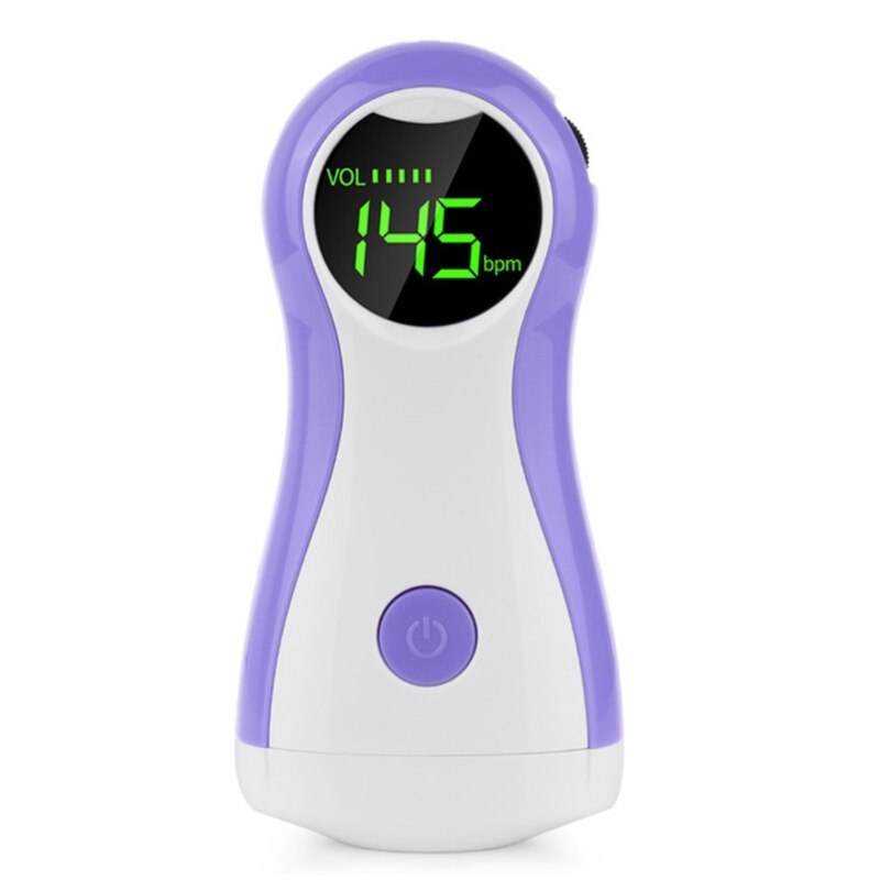 Mini Foetale Doppler Baby Ultrasound Geluid Hartslag Detector Monitor Prenatale Met Oortelefoon Foetale Doppler Stethoscoop: PL