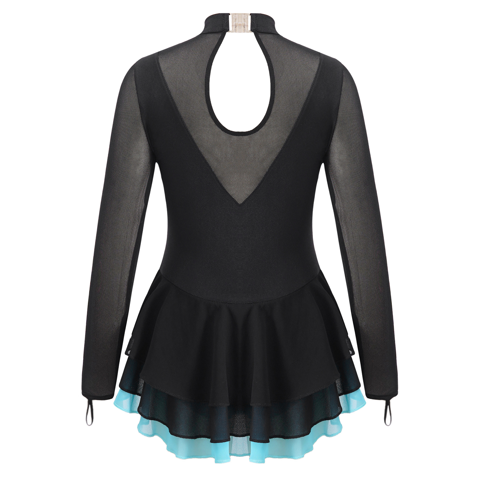 Vestido de Ballet para niñas, vestidos de patinaje artístico, Traje de Ballet de manga larga, vestido de baile de bailarina, gimnasia, patinaje sobre ruedas, Ropa de baile