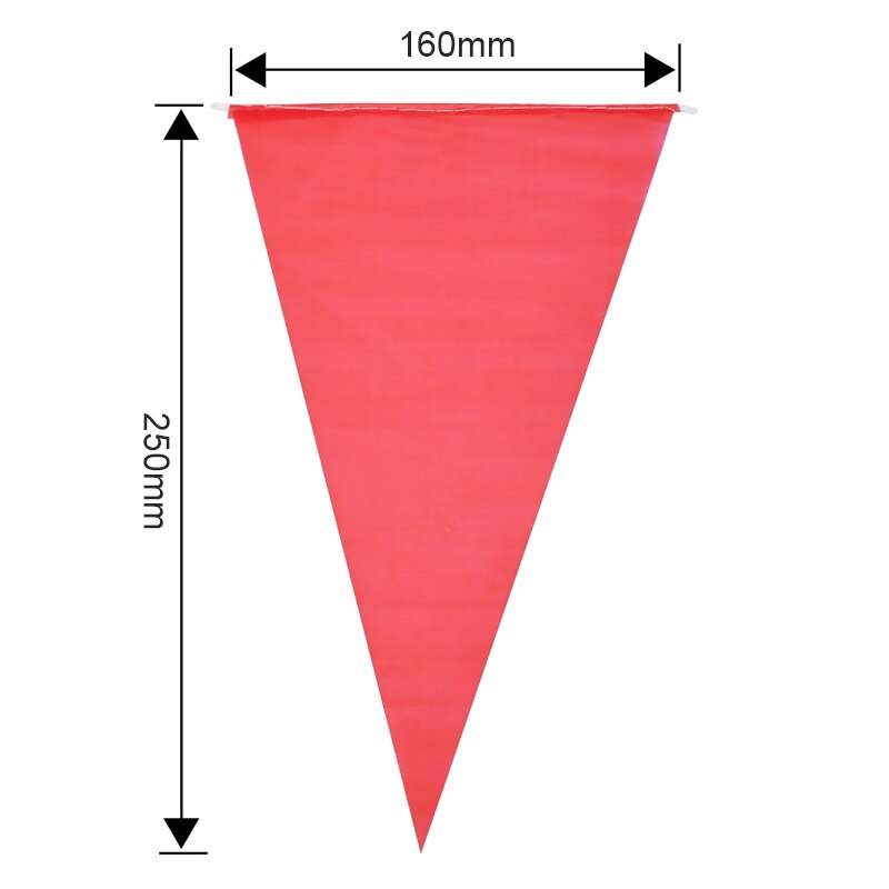 50/80/100 M Rainbow Pennant Colorful Hanging Triangle Polyester Flag Festival Banner Buntings Wedding Birthday Party Decorations: 80 Meters