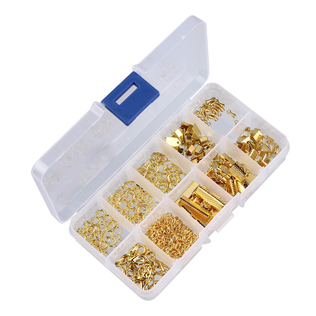 Gold Jewelry Making Starter Kit Earring Bracelet Necklace Jewelry Finding Making DIY Jewelry Making Crafts