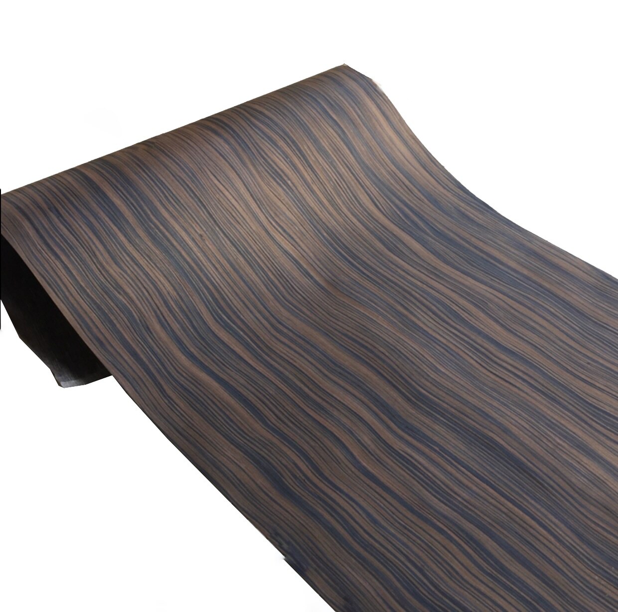 1 stück L: 2,5 Meter Breite: 55cm Dicke: 0,25mm Technologie Welle aufbringen Makassar Ebenholz Holz Furnier (zurück Vlies stoff)