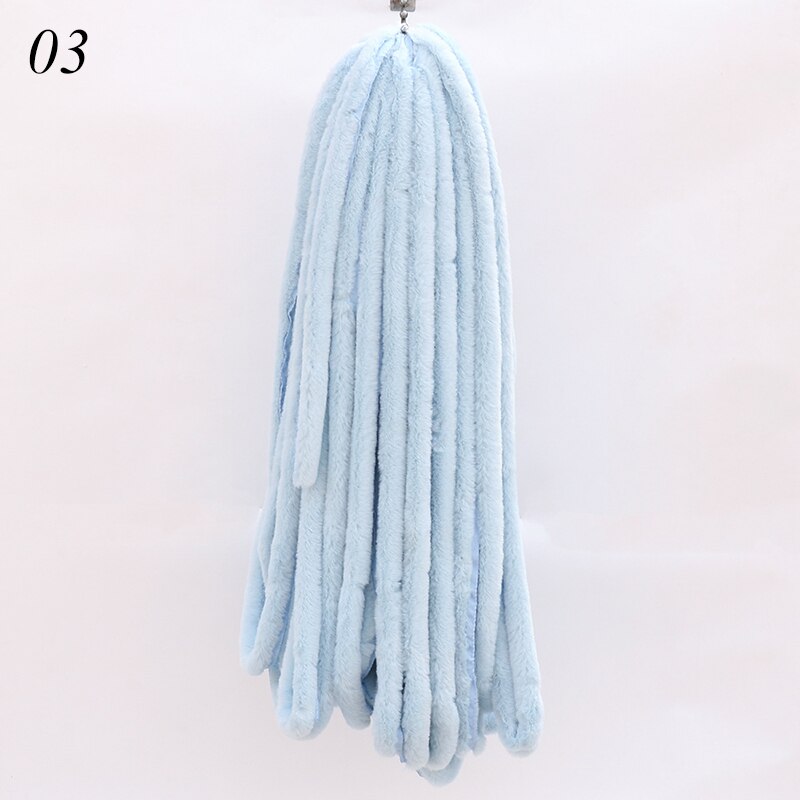 1M Kunstmatige Konijnenbont Lint Tapes Diy Kleding Naaien Pluizige Bekleding Trimmen Stof Woondecoratie Faux Bont Naaien Kostuum cra: 03