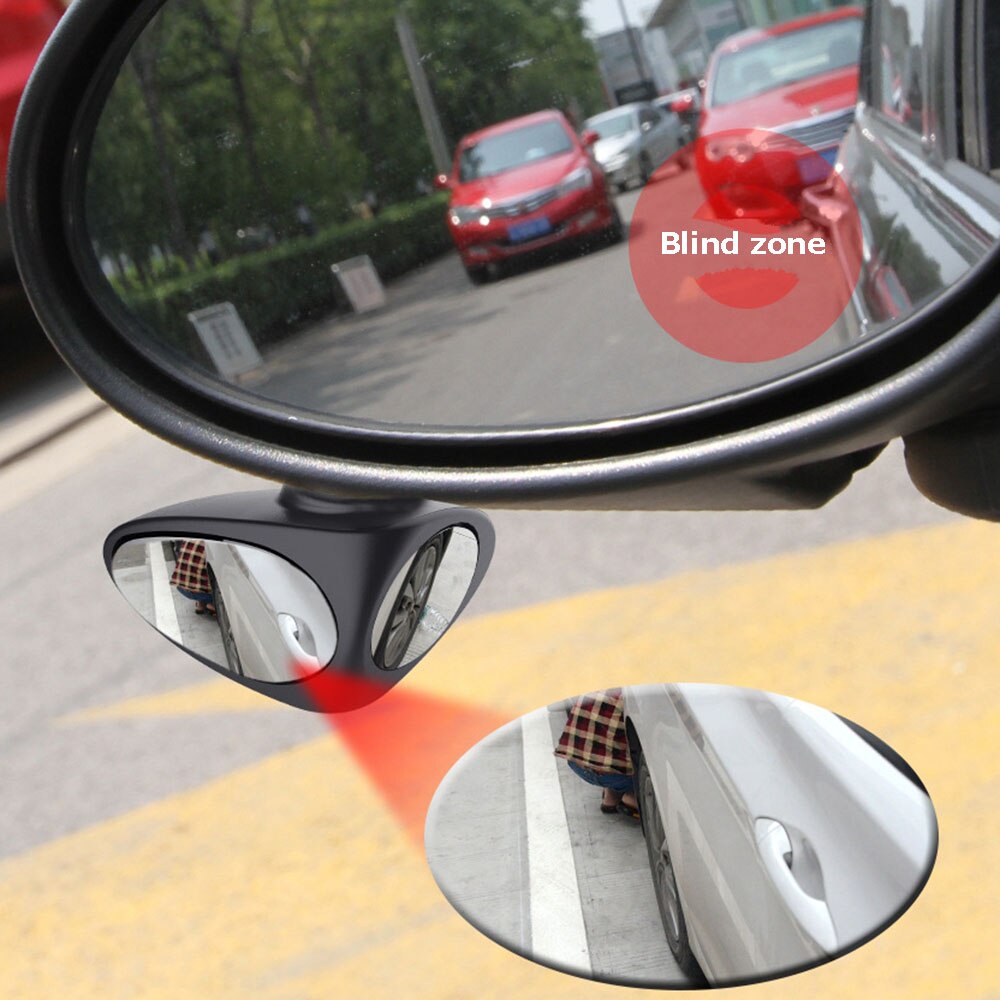 1 stk 360 graders drejelig 2- siders bil blindspids konveks spejl automobil udvendigt bakspejl sikkerhedssikkerhed tilbehør