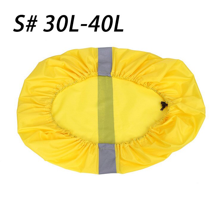 ManKaTer 30L-50L Reflecterende Camouflage Waterdicht Stofdicht Zonnebrandcrème Lichtgewicht Rugzak Regenhoes Koord Mond: S 30L-40L 04