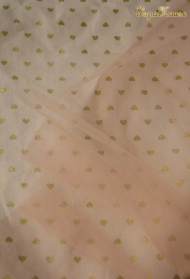 Tissu en coton Mini étoile dorée 50cm x 140cm/pièce, vêtements pour robe chemise, tissu pour rideau de marionnette, matériel fait à la main: 1