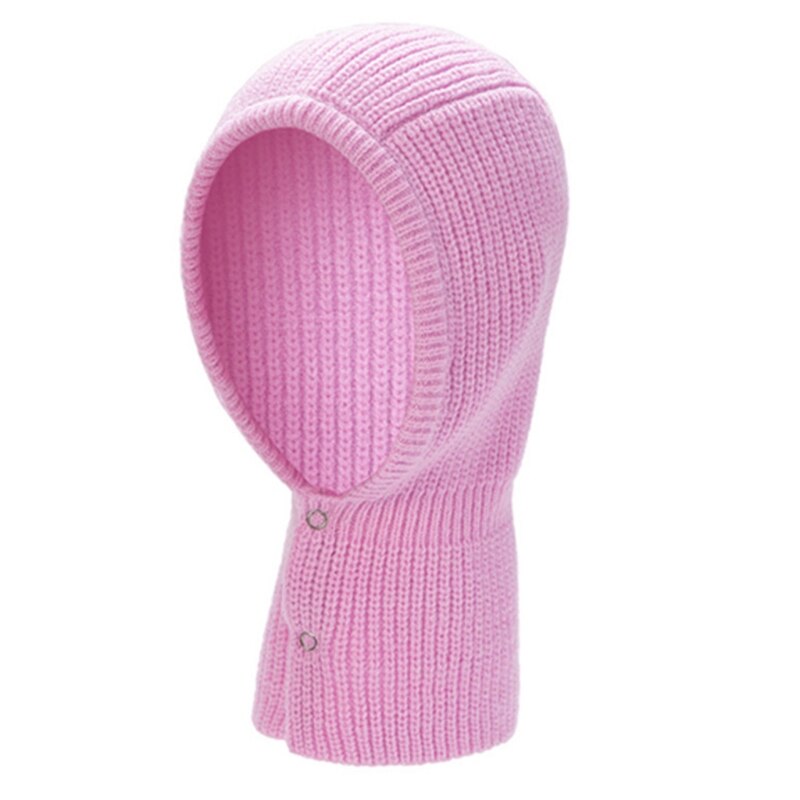 Head Neck Warmer Hat Hood Scarf Breathable Beanie Soft Knitting Anti-Slip Highly Elastic Adults Kids Winter