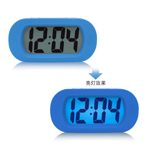 Barn väckarklocka student radiostyrd klocka led relojes despertadores de mesita dagliga nödvändigheter sc  oo50ac: Stil 5
