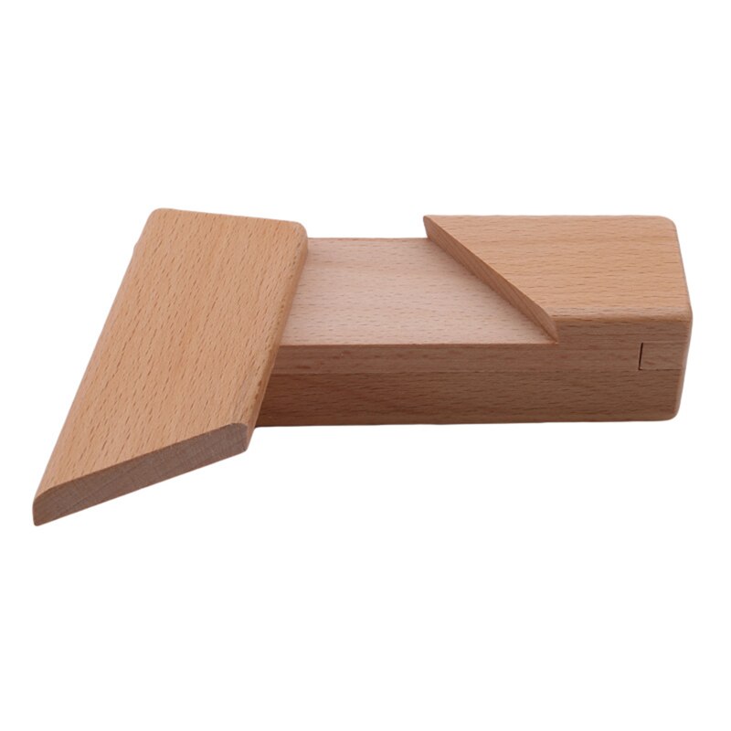 Wooden Brain Teaser Secret Opening Puzzle Box Magic Mysterious Box Box For Kids 8-11 Years Old