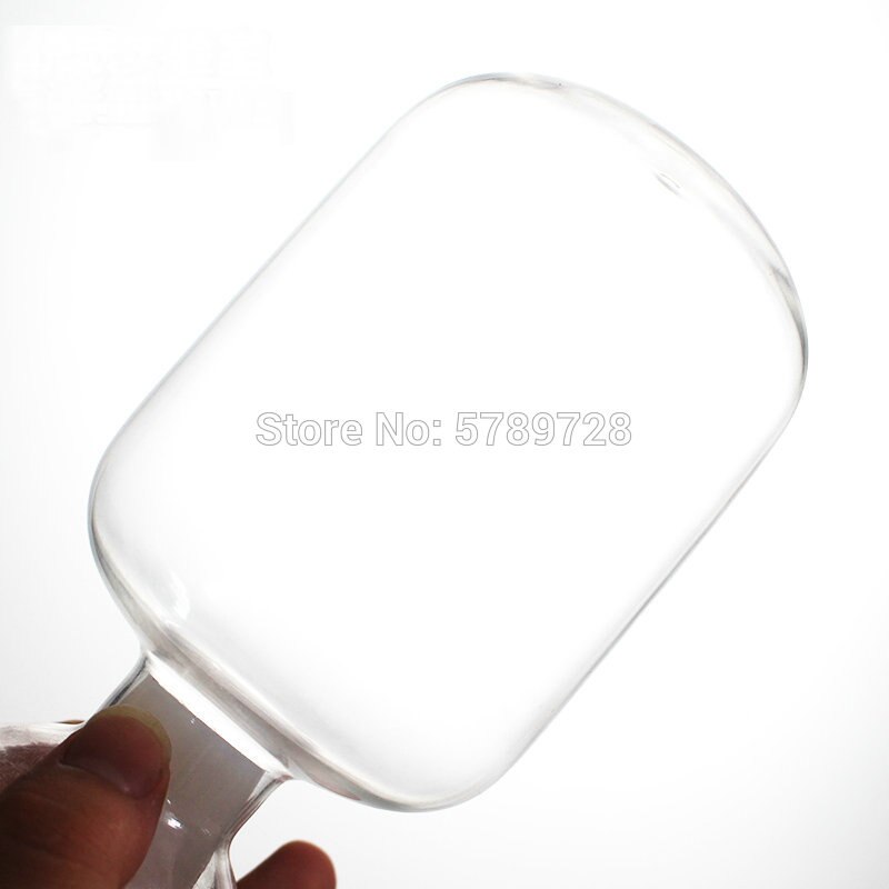 1pcs 125/250/500ml Round Head Glass Sample Bottle, Display Flask with Rubber Plug, laboratory Glass Container