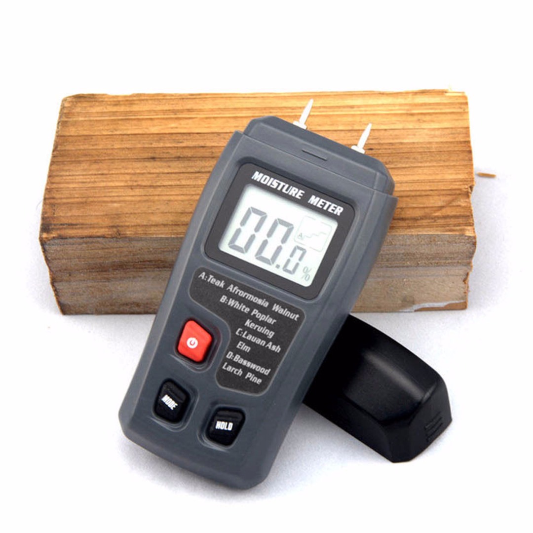 1pc 0-99.9% Digitale Hout Vochtmeter Vochtigheid Tester Timber Vochtige Detector Voor Testen Alle soorten Hout karton