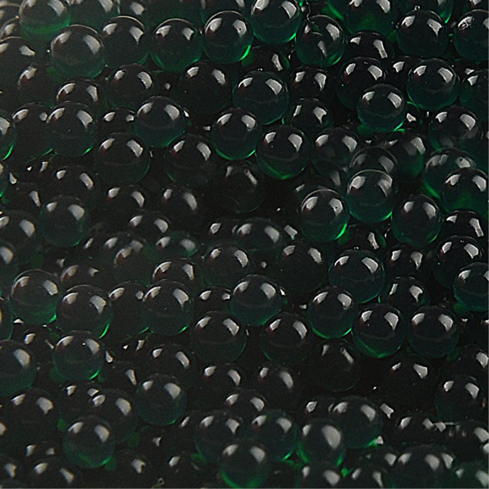 2,5mm 100g Perle bilden Kristall Boden Schlamm Hydrogel Gel Gelee Wachsenden funkeln Kugeln Wasser Perlen einstellen Hochzeit Hause Dekor Dünger: dunkel Grün