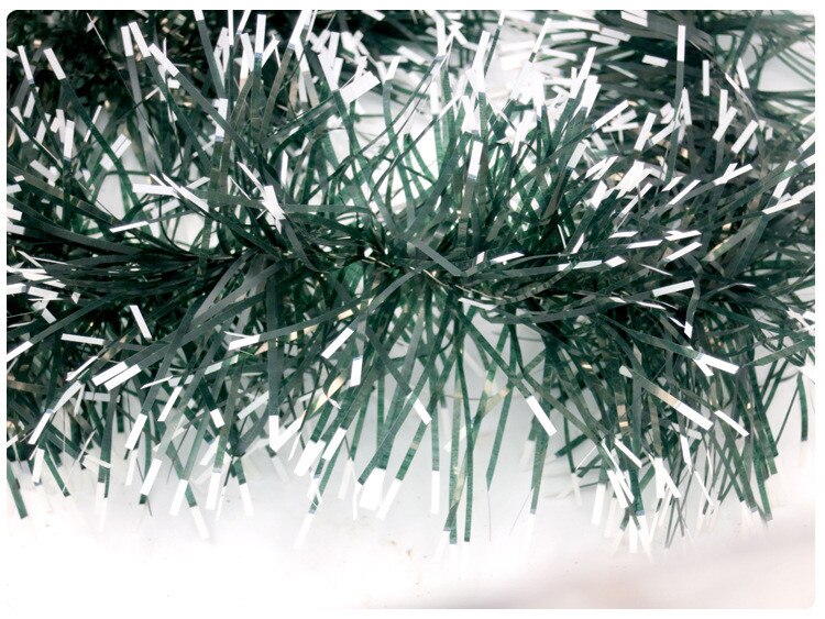 2m Christmas Tree Ornaments Christmas Tinsel Hanging Decorations Christmas Garland Green Cane Tinsel Party Decorations Supplies