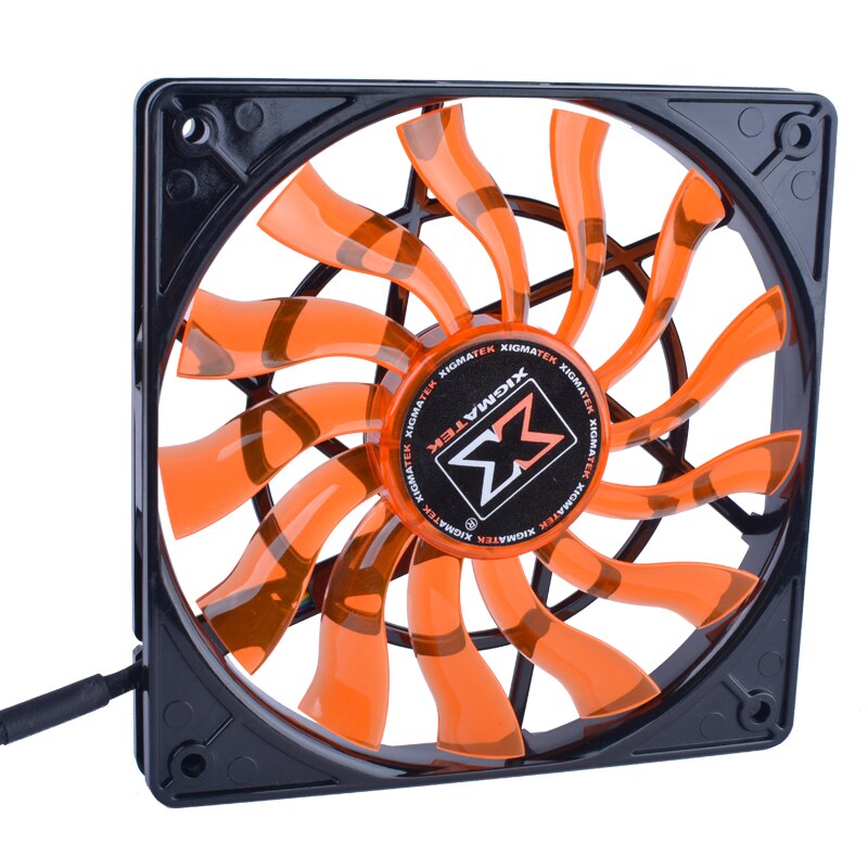 XIGMATEK 120mm fan 120x120x15mm 12V 0.32A Computer CPU four-wire PWM ultra-thin cooling fan.The thickness is only 15mm