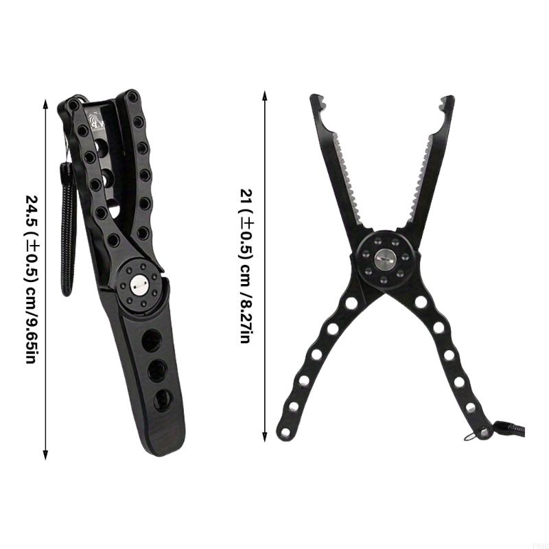 P88E Fish Lip Grabber Fish Body Clamps Fishing Hand Tool Fish Clamp Fishing Grippers Fish Mouth Grabber Fish Holder Tongs
