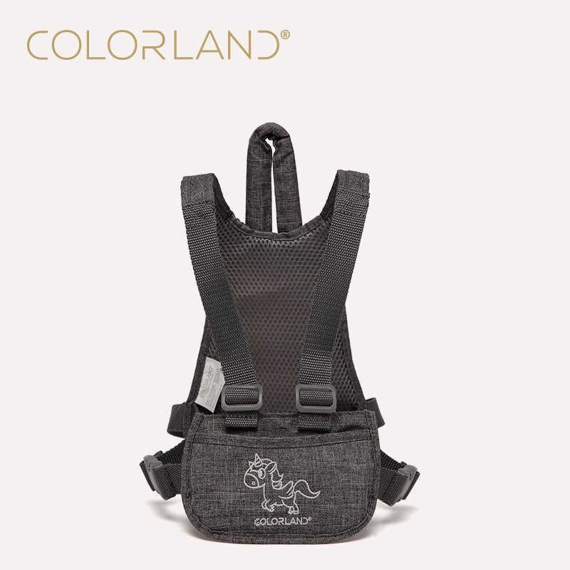 Peuter handtassen loopstoeltje assistantbaby leash safety harness peuter rugzak: Gray