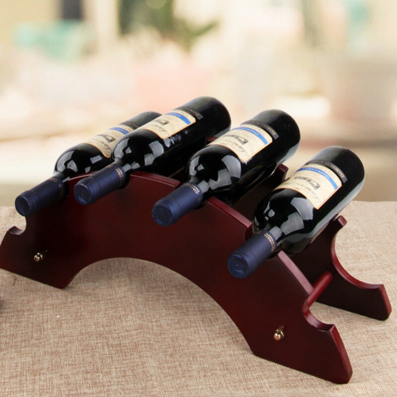 Solid Wood Wind Rack Decoration European-Style Wine Rack Wine Glass Rack Household Wine Rack Wine Cabinet Showing Stand Wine Set: C