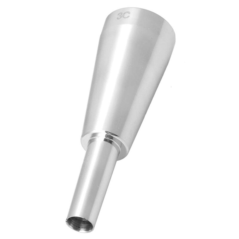 2X 3C Trompet Mondstuk Zilver/Goud Meg Metalen Trompet Voor Yamaha Of Bach Conn En Koning Trompet C Trompet