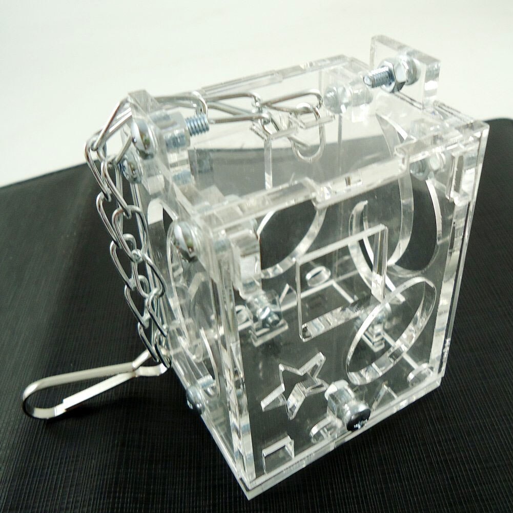 Parrots Food Feeder Hanging Feeding Toy Birds Bell Foraging Chain Round Square Bird Feeder FP8 JY13