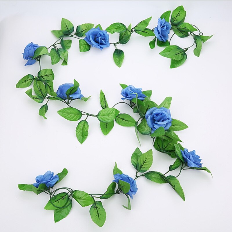 Artificial Plants All for Wedding Roses Flower Vine Christmas Bathroom Decorative Flowers Wall Home Decor Household Products: 10