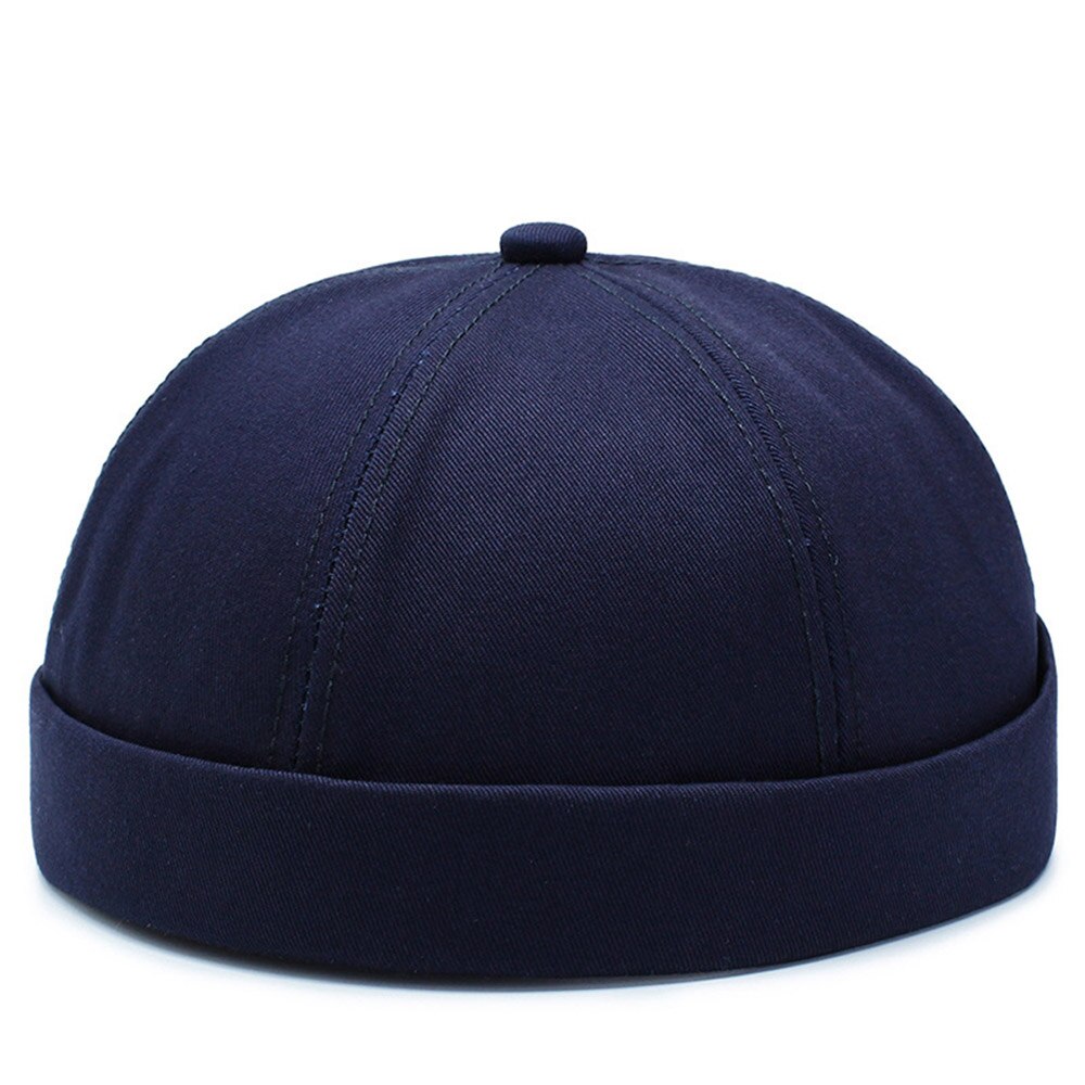 Bonnet sans bord pour hommes et femmes: navy