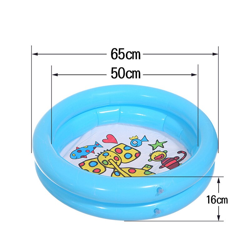 Drijvende Baby Zwembad Kind Zomer Kid Water Speelgoed Opblaasbare Bad Ronde Met Mooie Animal Gedrukt Patroon Op Bodem