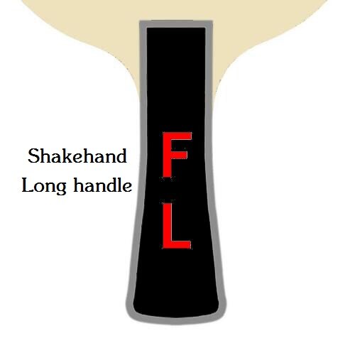 LOKI 5 Plywood Table Tennis Blade Training Pingpong Blade Ping Pong Racket ALL: FL handle