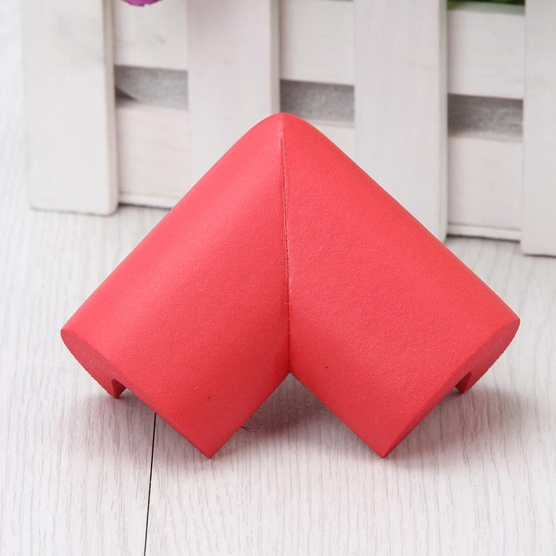 4 pièces mousse bébé sécurité coin Table protecteur doux bord coin gardes sécurité enfant sécurité coffre-fort preuve coussin gardes Protection: red