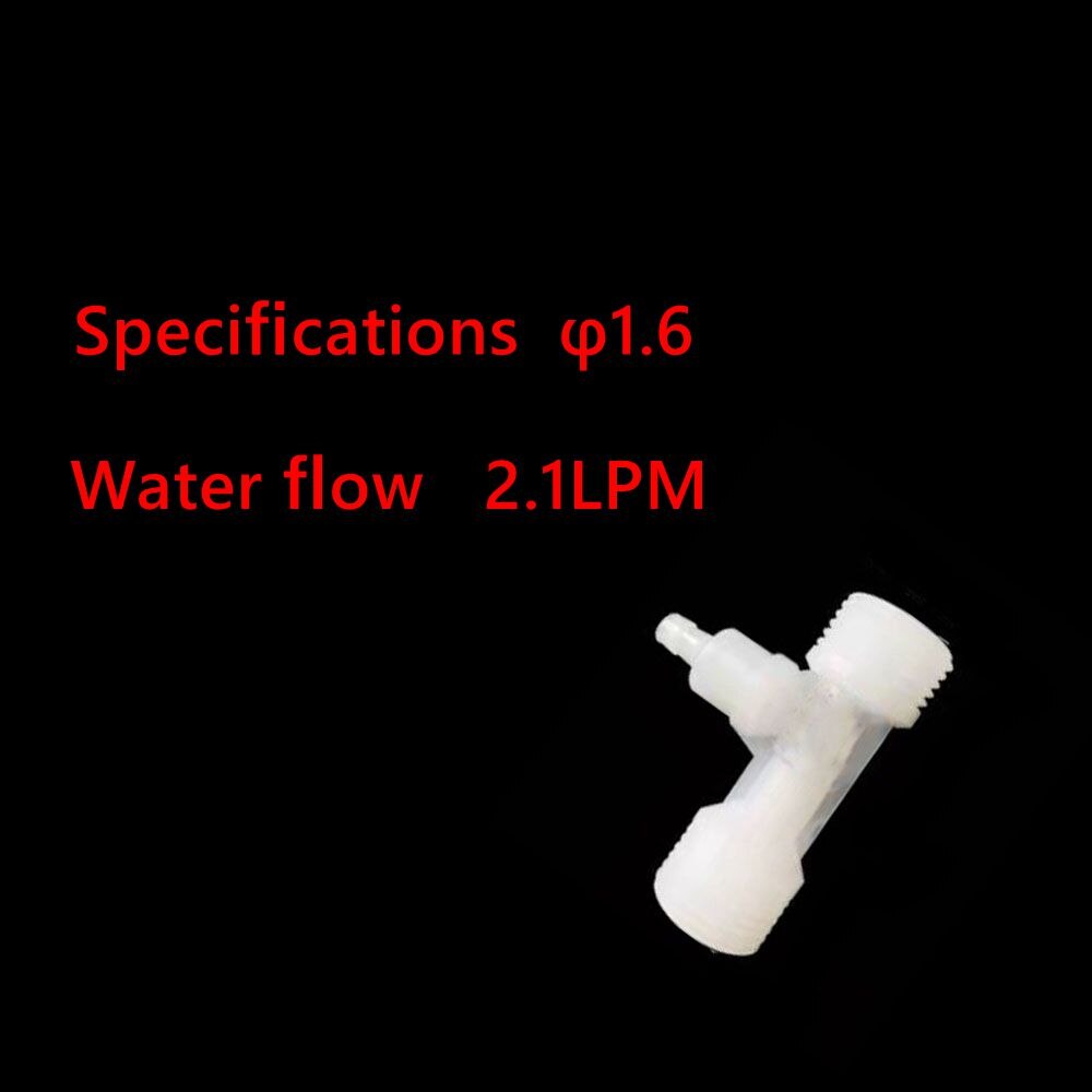 PVDF Venturi jet/Water jet/Injector Mixer/Siphon valve/Soap dispenser XinOzone: Diameter 1.6