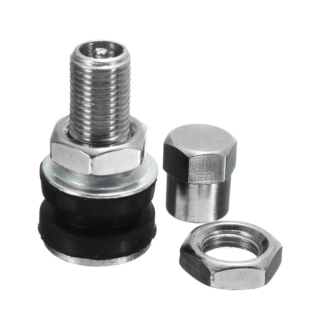 4 Stks/partij 3.2X1.5Cm Messing + Rubber Wiel Ventiel Tubeless Stem Voor Motorfiets Auto Fiets