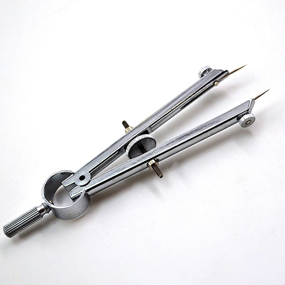 Practical Bow Divider Spring Compasses Multifunction Leather Printing Protractior Compasses Drawing Tool for Engineering