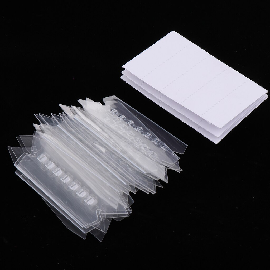 25 Pcs Transparent Plastic Film Page Marker Index Flags Tabs For Side Marker