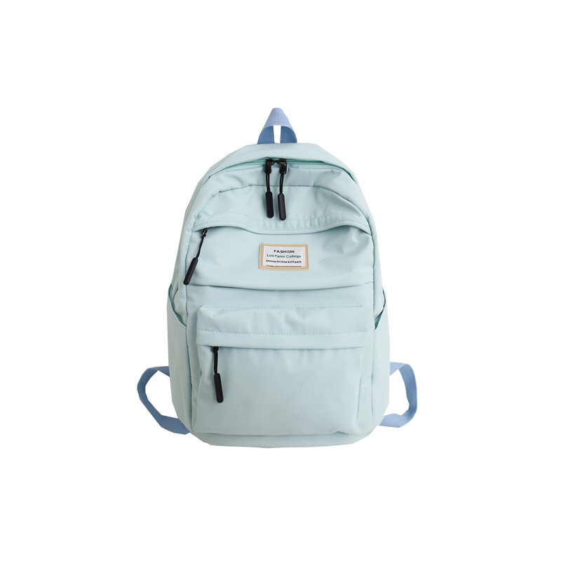 DIHOPE Große Kapazität Hohe Schulranzen Wasserdicht Nylon Frauen Rucksack Weibliche Mädchen Schulter Taschen Reisetasche Mochila Neue: Blau