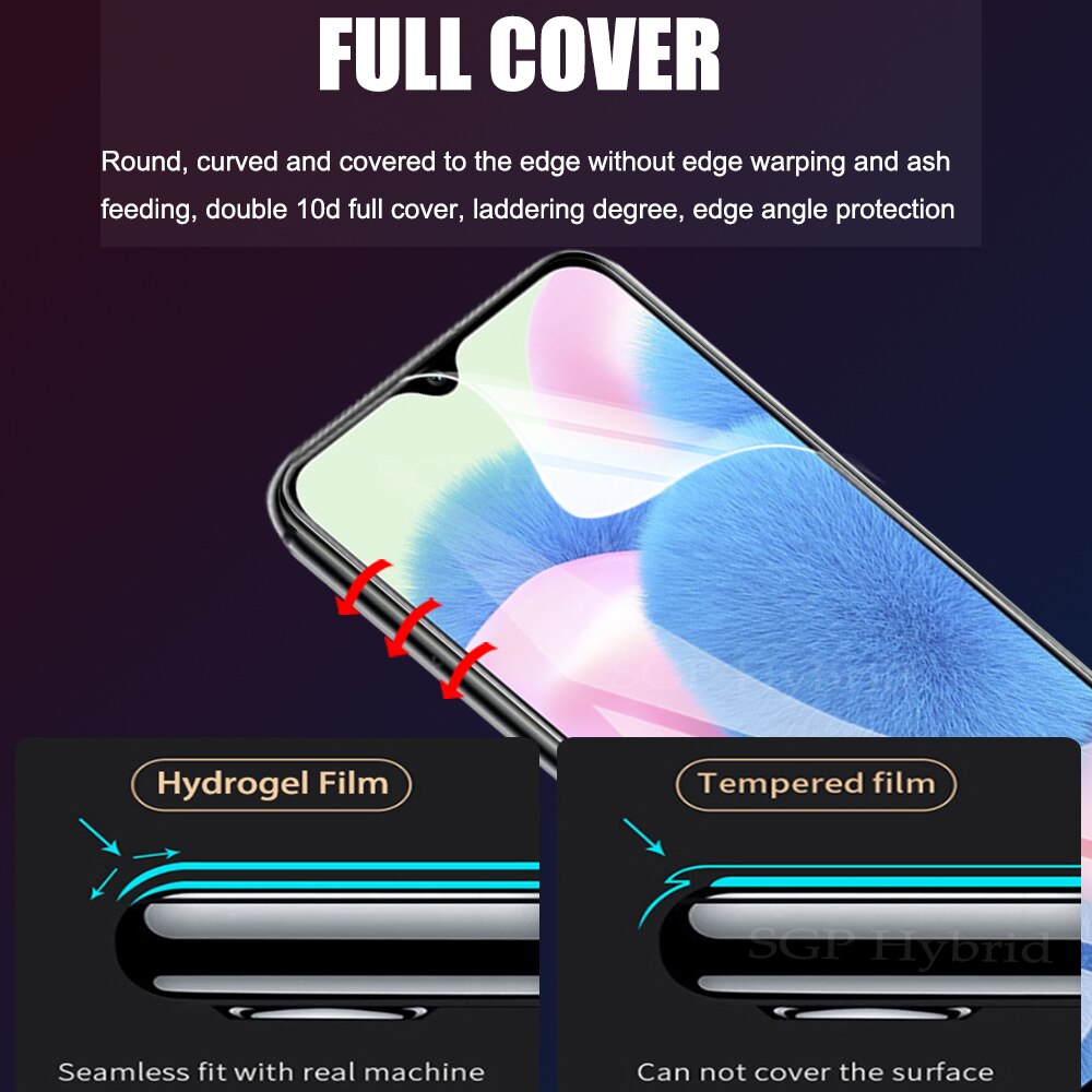 2Pcs Hydrogel Film Voor Samsung Galaxy A30 A30S Screen Protector Samsang Glaxy Een 30 S 30 S Volledige Cover hd Veiligheid Films Niet Glas