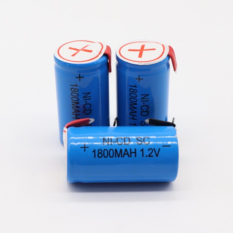 SC 1800mAh SC battery subc battery rechargeable battery replacement 1.2V accumulator 1800 mAh power bank