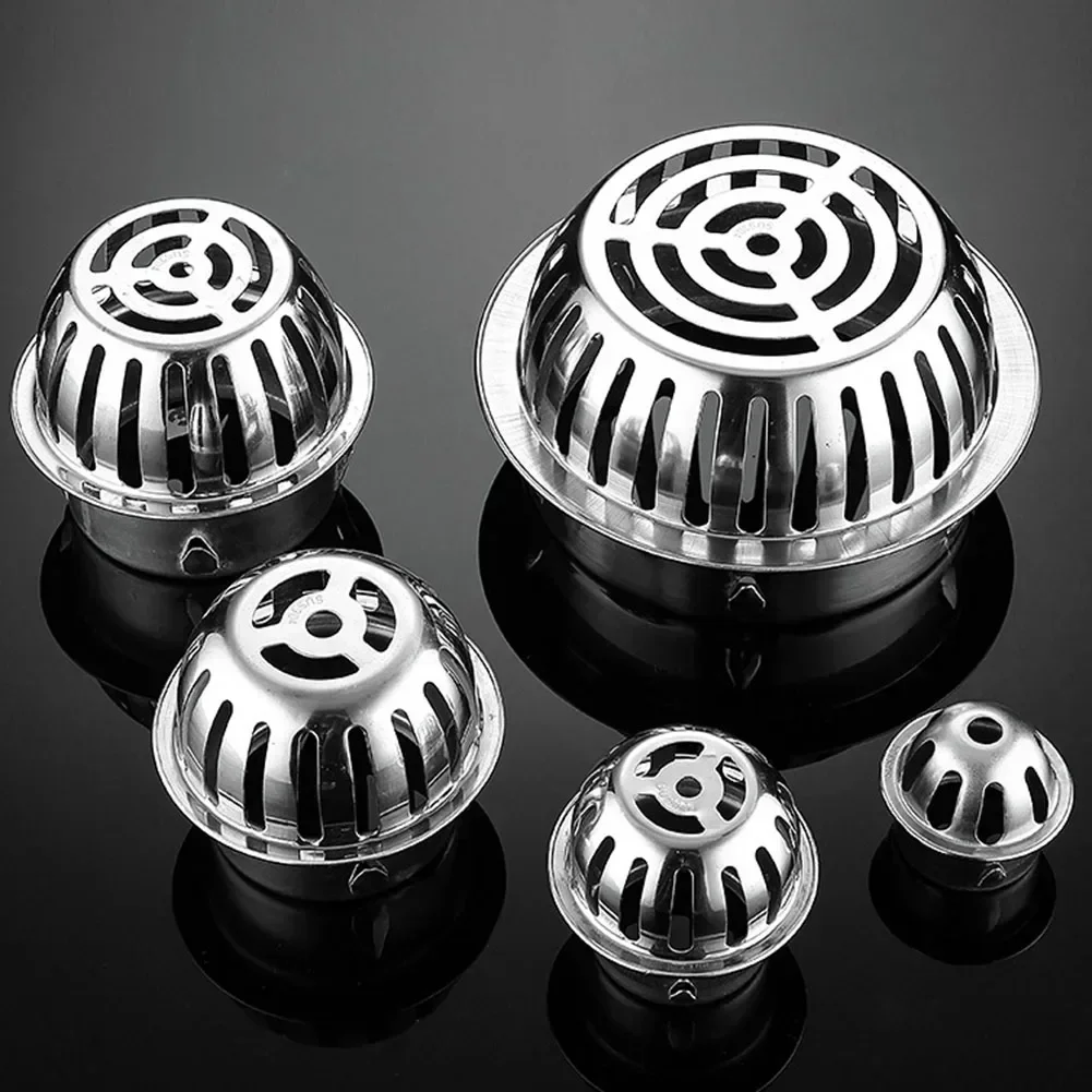 Balcony Roof Drainage Stainless Steel Floor Drain Large Displacement Anti-Blocking Outdoor Rain Bucket Drainage Floor Drain